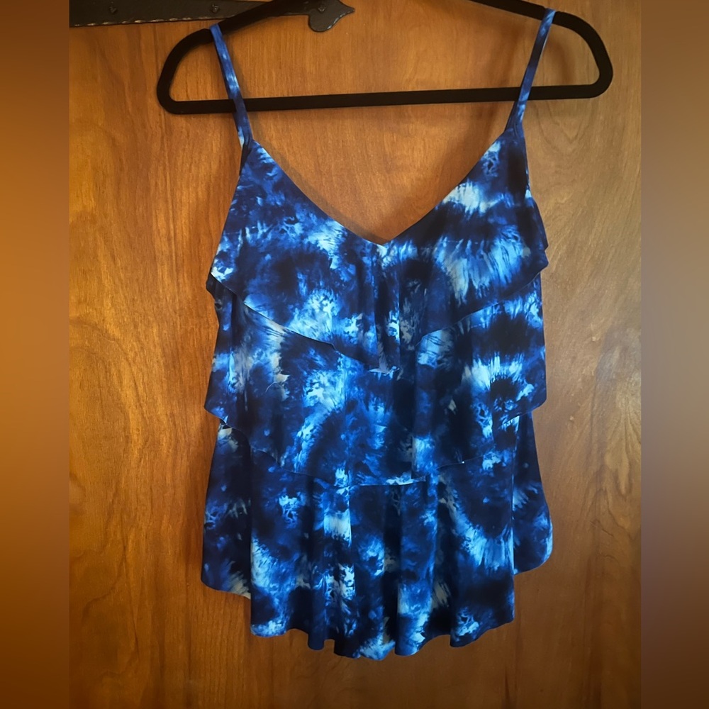 Aqua Green bathing suit top size Lg